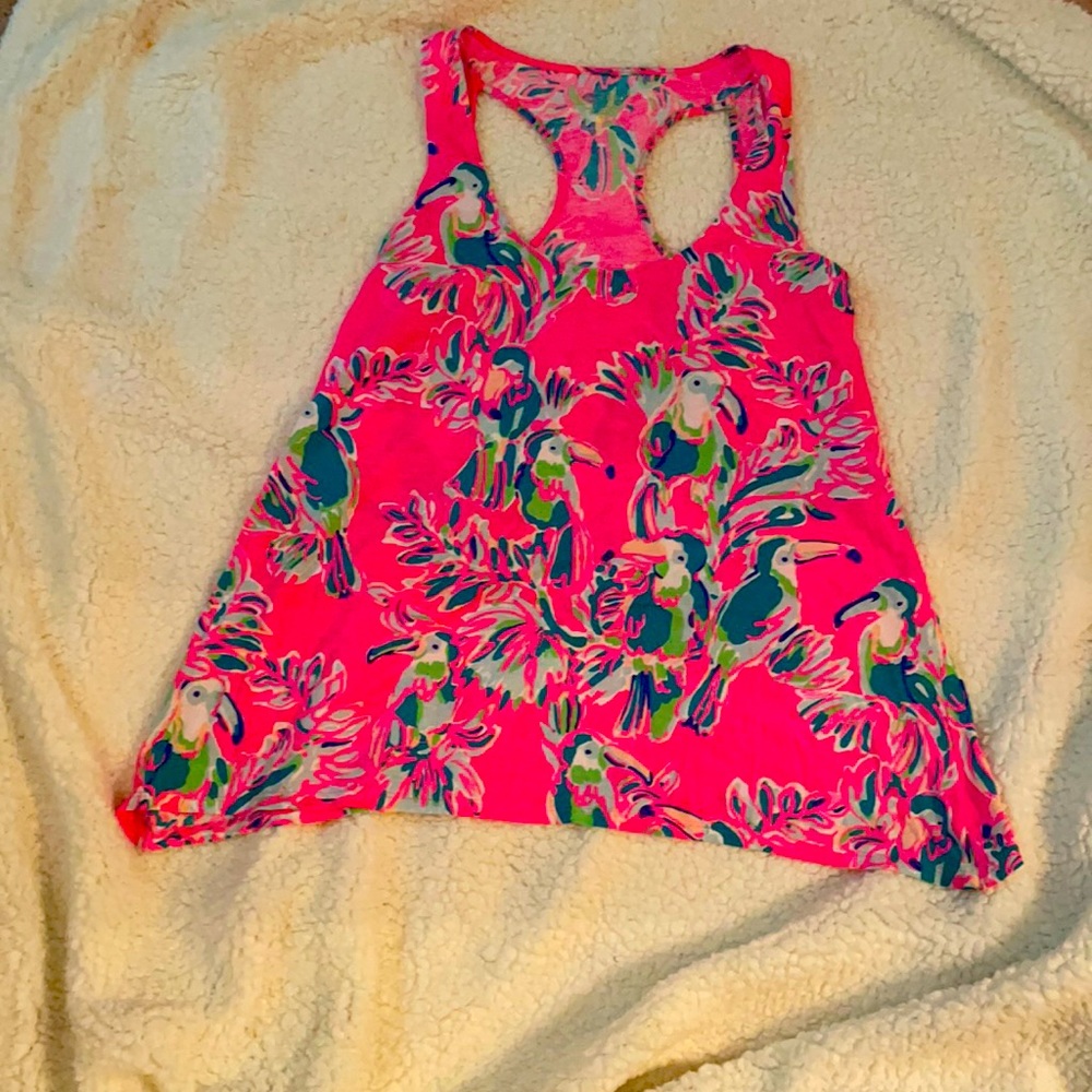 Lilly Pulitzer toucan tank